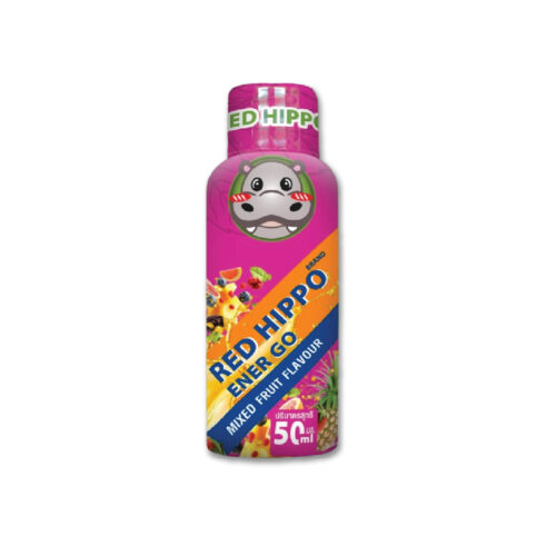 Red Hippo EnerGO - Mixed Fruit Flavor Energy Drink Mix (50mL)